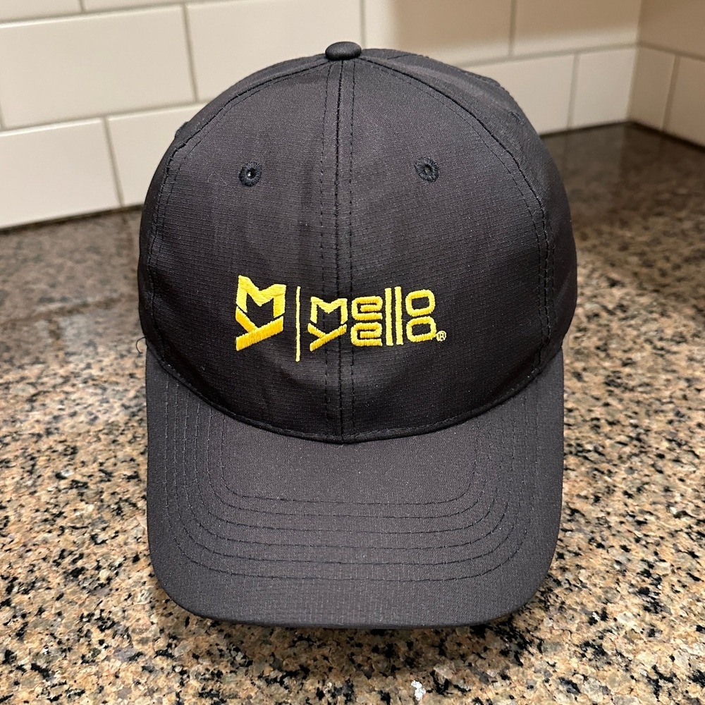 Vtg‎ 90s Mello Yello Hit Wear Hat Snapback Black